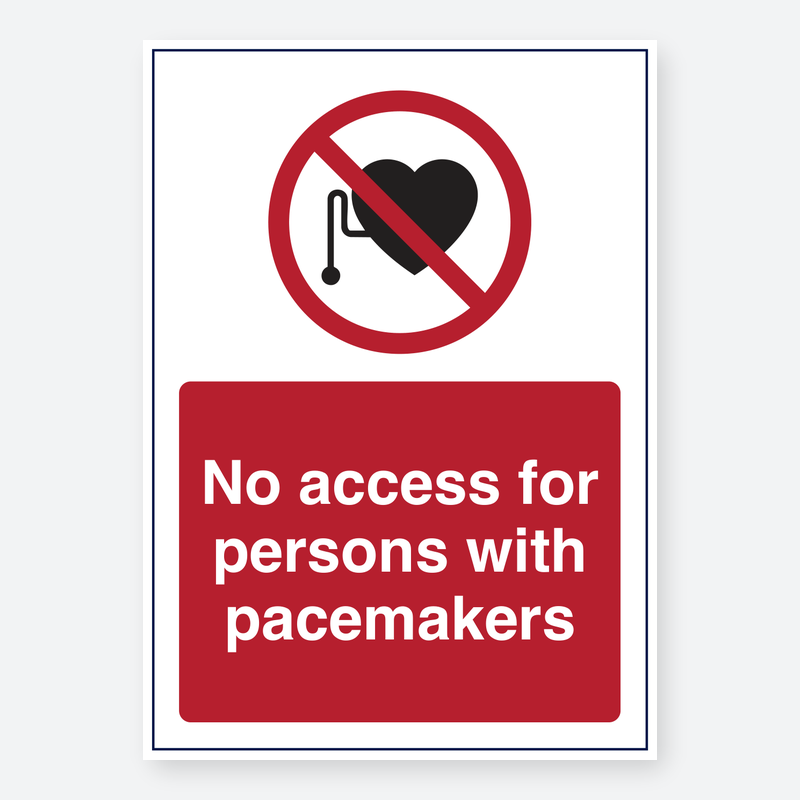 No Access For Persons With Pacemakers