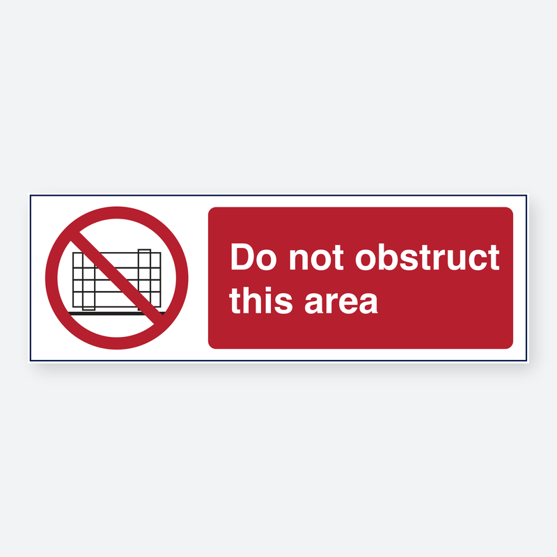 Landscape - Do Not Obstruct This Area