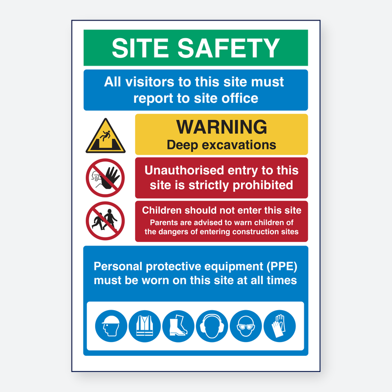 Site Safety - Deep Excavations And PPE