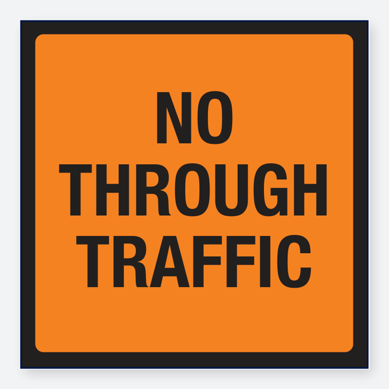 RW - No Through Traffic