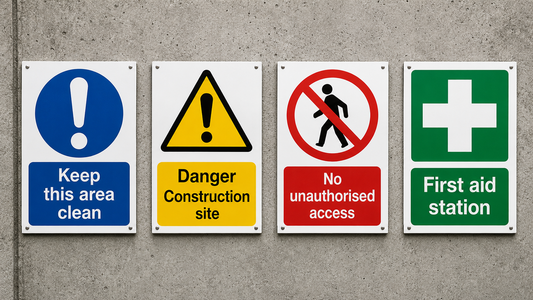 Understanding Mandatory, Warning and Prohibition Signs