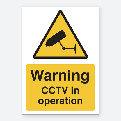 Warning CCTV