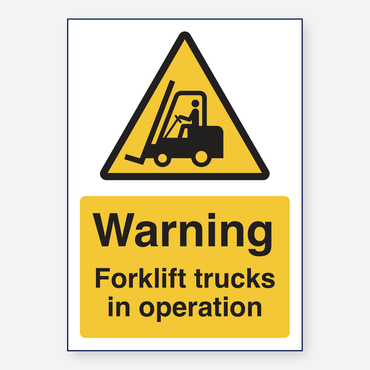 Forklift Trucks In Operation