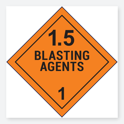 Blasting Agents 1.5 - Class 1