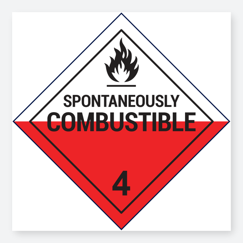 Spontaneously Combustible - Class 4