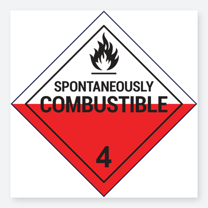 Spontaneously Combustible - Class 4