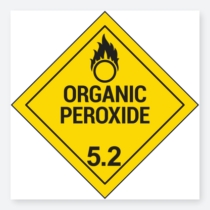 Organic Peroxide - Class 5.2 - Yellow