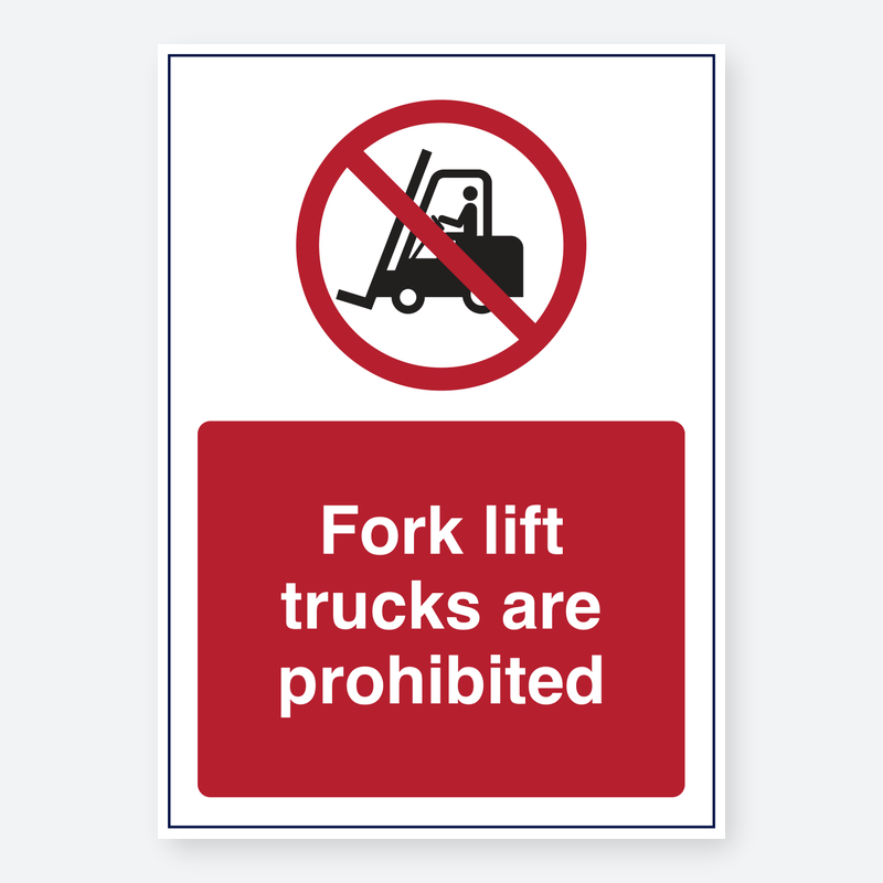 Forklifts Prohibited