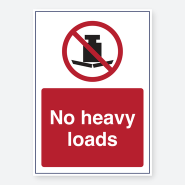 No Heavy Loads