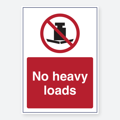 No Heavy Loads