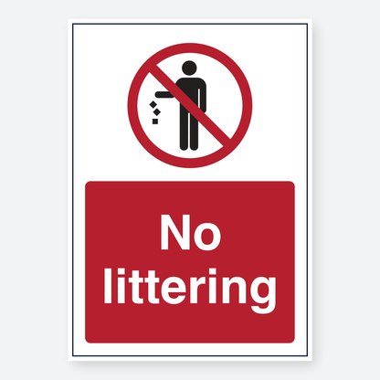 No Littering