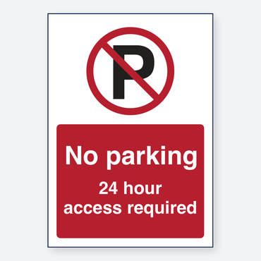 No Parking 24hr Access