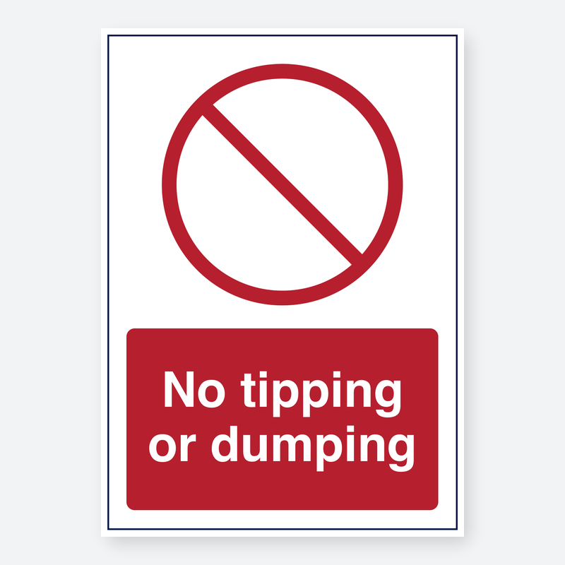 No Tipping Or Dumping