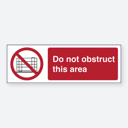 Landscape - Do Not Obstruct This Area