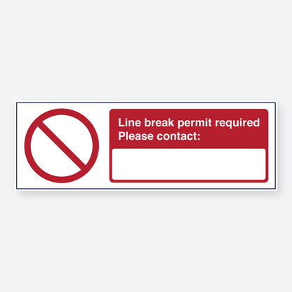 Landscape - Line Break Permit Required