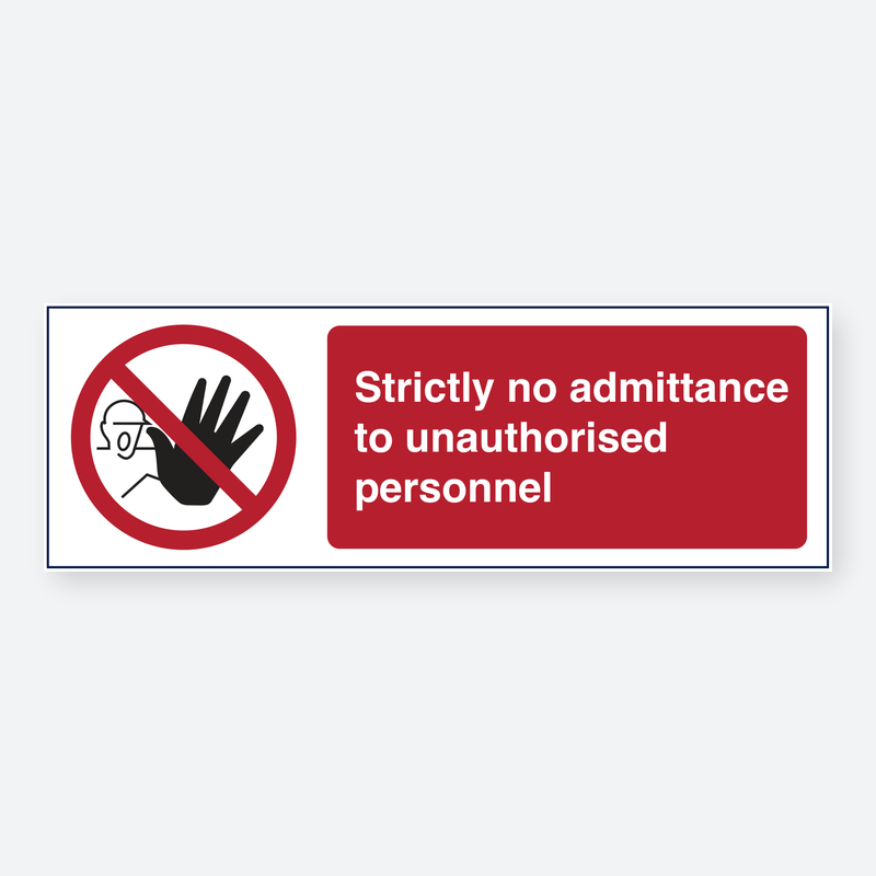 Landscape - No Admittance