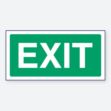 Fire Exit Text