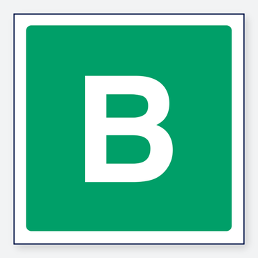 B