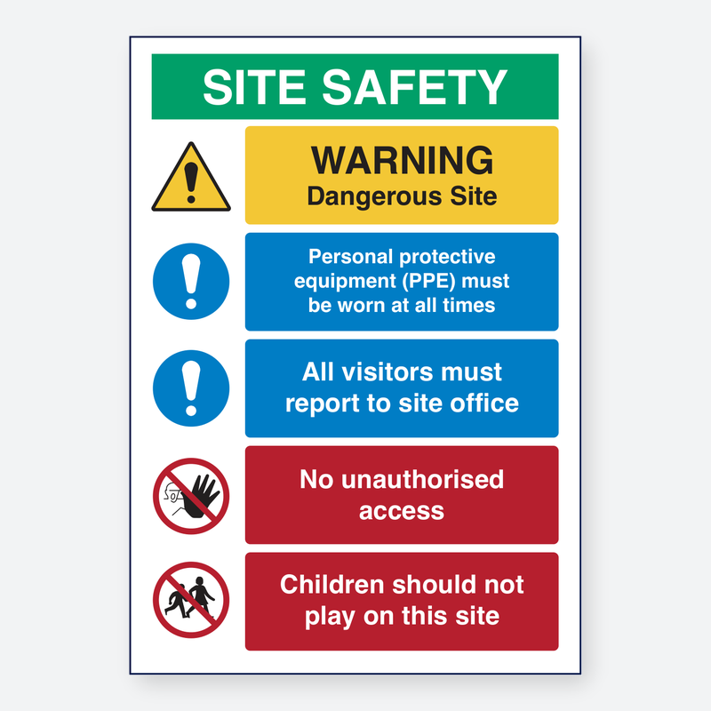 Site Safety - Dangerous Site - PPE And Visitors
