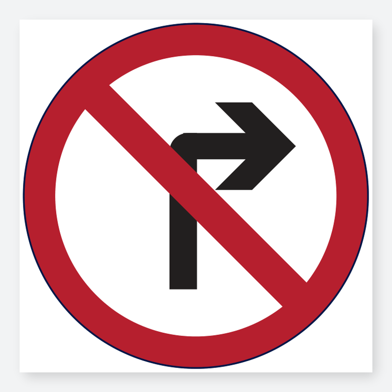 Icon - No Right Turn